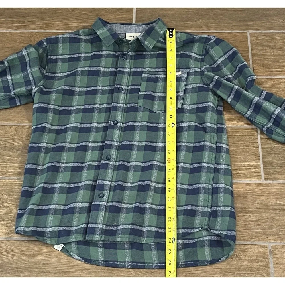Vans Men's Off The Wall Classic Button-Up Flannel. Size Xtra Large See Photos! - Picture 5 of 7